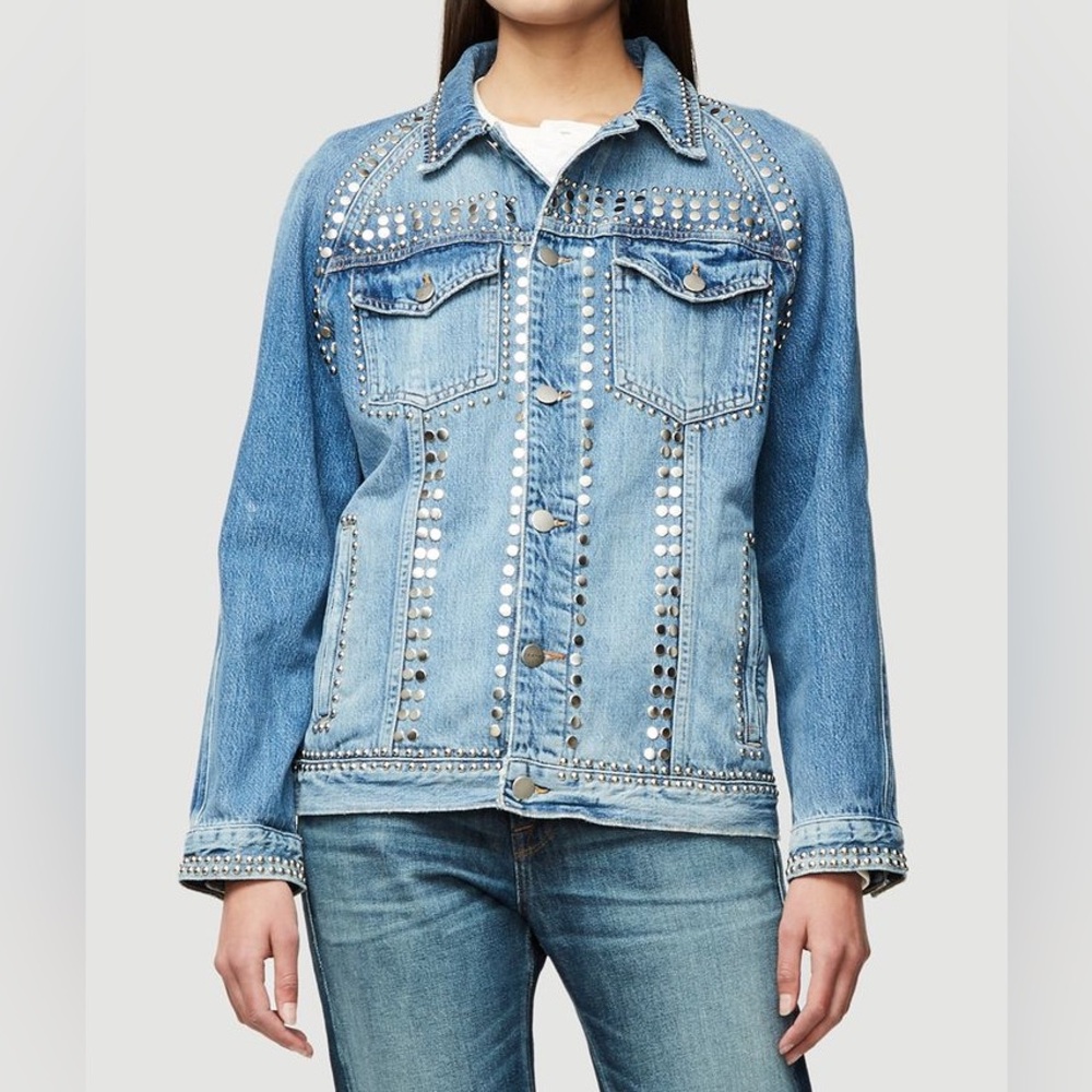 Frame Studded Denim Jacket